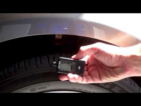 how to gauge tread on a tire