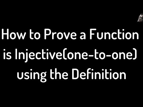 how to prove function is surjective