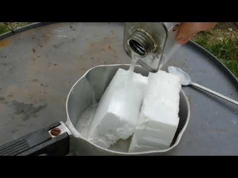 how to dissolve foam