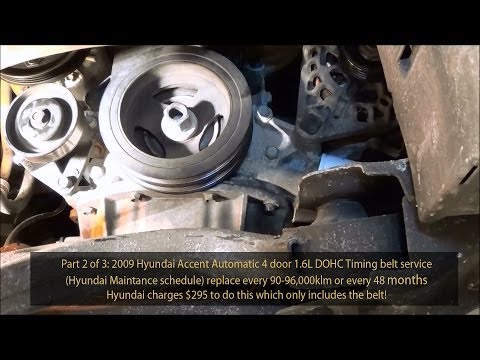 how to change timing belt on hyundai getz