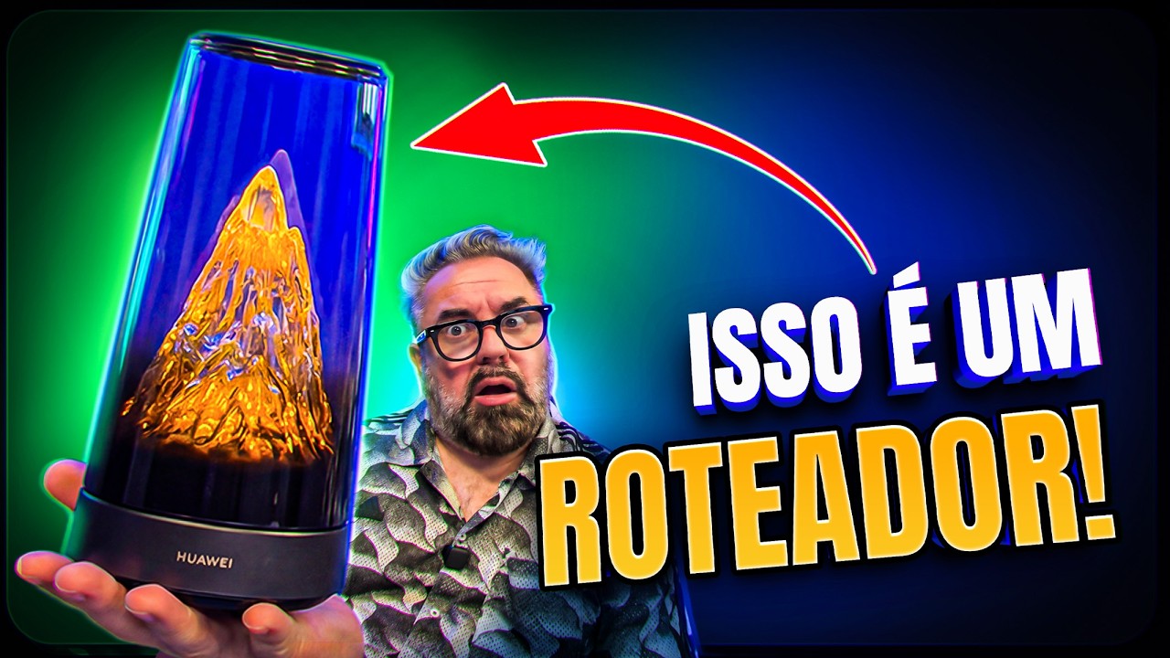 Roteador ou obra de arte? Huawei Mesh X3 Pro!
