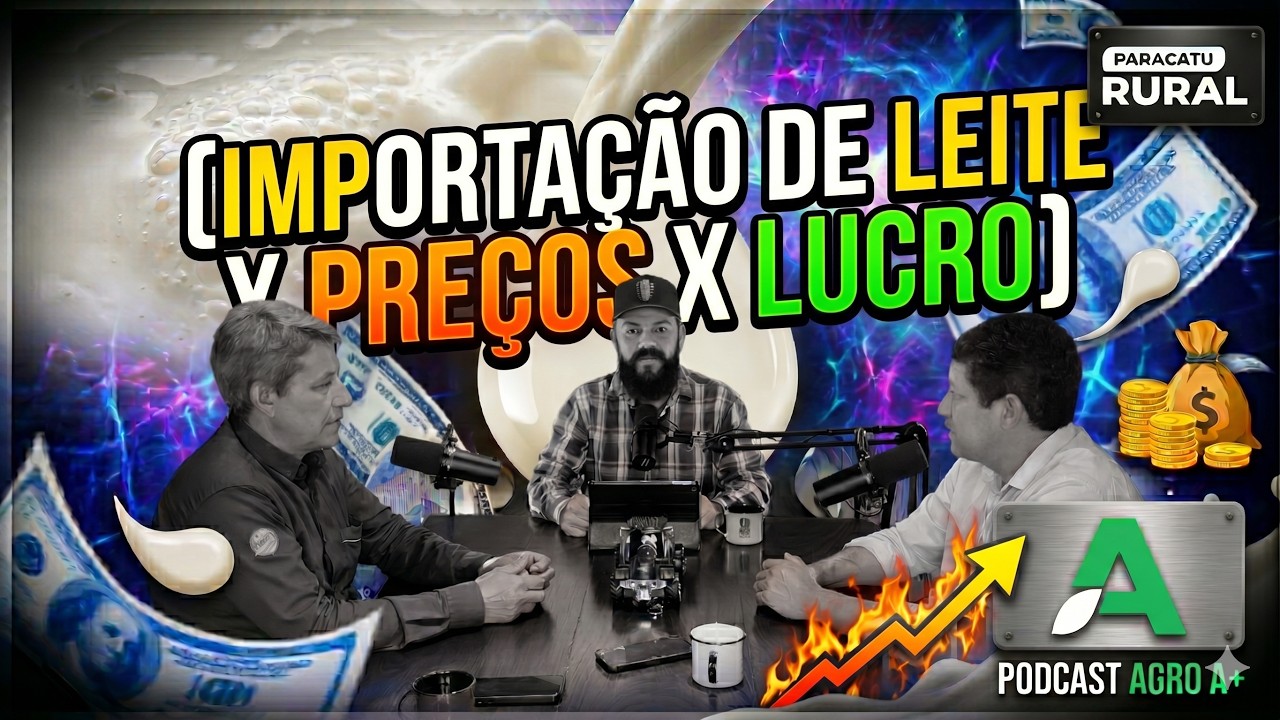 O mercado do leite vive um momento decisivo,  podcast Agro A+, recebe quem entende o setor.