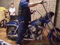 Kick starting 84 shovelhead harley Kick starting 84 shovelhead harley
