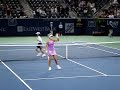 Ana Ivanovic finishes off Ashley Harkleroad with an Ace... Ana Ivanovic finishes off Ashley Harkleroad with an Ace...