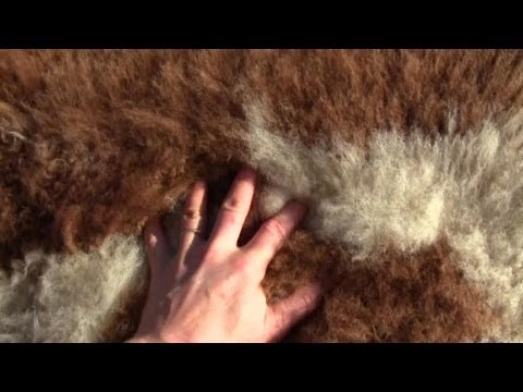how to whiten sheepskin