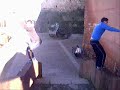 parkour niebla