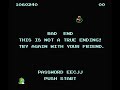 the bad ending to the nes game bubble bobble. you get this ending by beating the game by yourself.