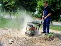 Reversible compactor CNP25(125kgs) testing by a German