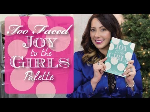 faced - SWATCHES & MORE INFO! http://www.makeupgeek.com/reviews/too-faced-joy-to-the-girls-palette-review/ I'm having fun taping all these reviews for you muggies...