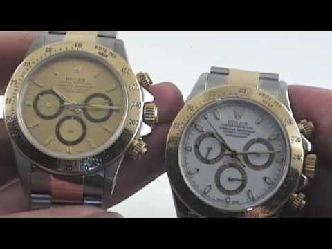 This is our video comparison of the Rolex Daytona Zenith Movement Model This is our video comparison of the Rolex Daytona Zenith Movement Model