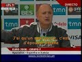 saurait-on tout d'estelle denis ? cette interview d'apr�s-match de luiz felipe scolari juste apr�s l'�limination de son �quipe nous en dit plus...