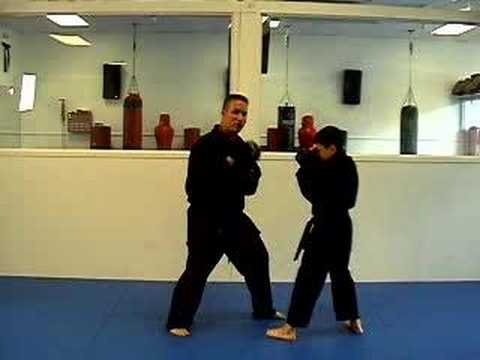 Mixed boxing - tied up