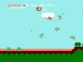 sky kid (??????, sukai kidd?) is a horizontal scrolling shooter arcade game that was released by namco in 1985. it runs on namco pac-land hardware but with a video system like that used in dragon buster. it is also the first game from namco to allow 2 players to play simultaneously. the game was later released on the famicom (brought to the american nes by sunsoft), and both this version and the original arcade version were later released on nintendo's virtual console service. a sequel named sky kid deluxe was released in 1986. it introduced several new enemies and missions. player - seabook