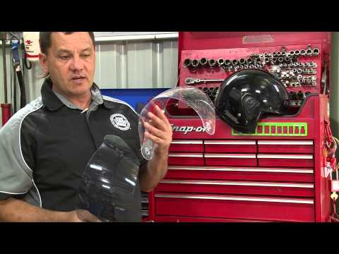 how to remove kbc helmet visor
