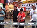 爭取最低工資及工時上限旺角簽名活動 22-4-2007