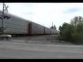 BNSF 8147 west at Joliet, IL. 05/14/08