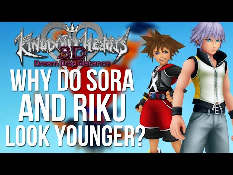 Why do Sora and Riku Look Younger In Dream Drop Distance? (Quick Lore)
