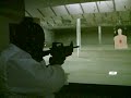 Shooting the M-4 on the range!