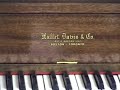 Hallet & Davis Player Piano restored by Roberts Restorations Hallet & Davis Player Piano restored by Roberts Restorations
