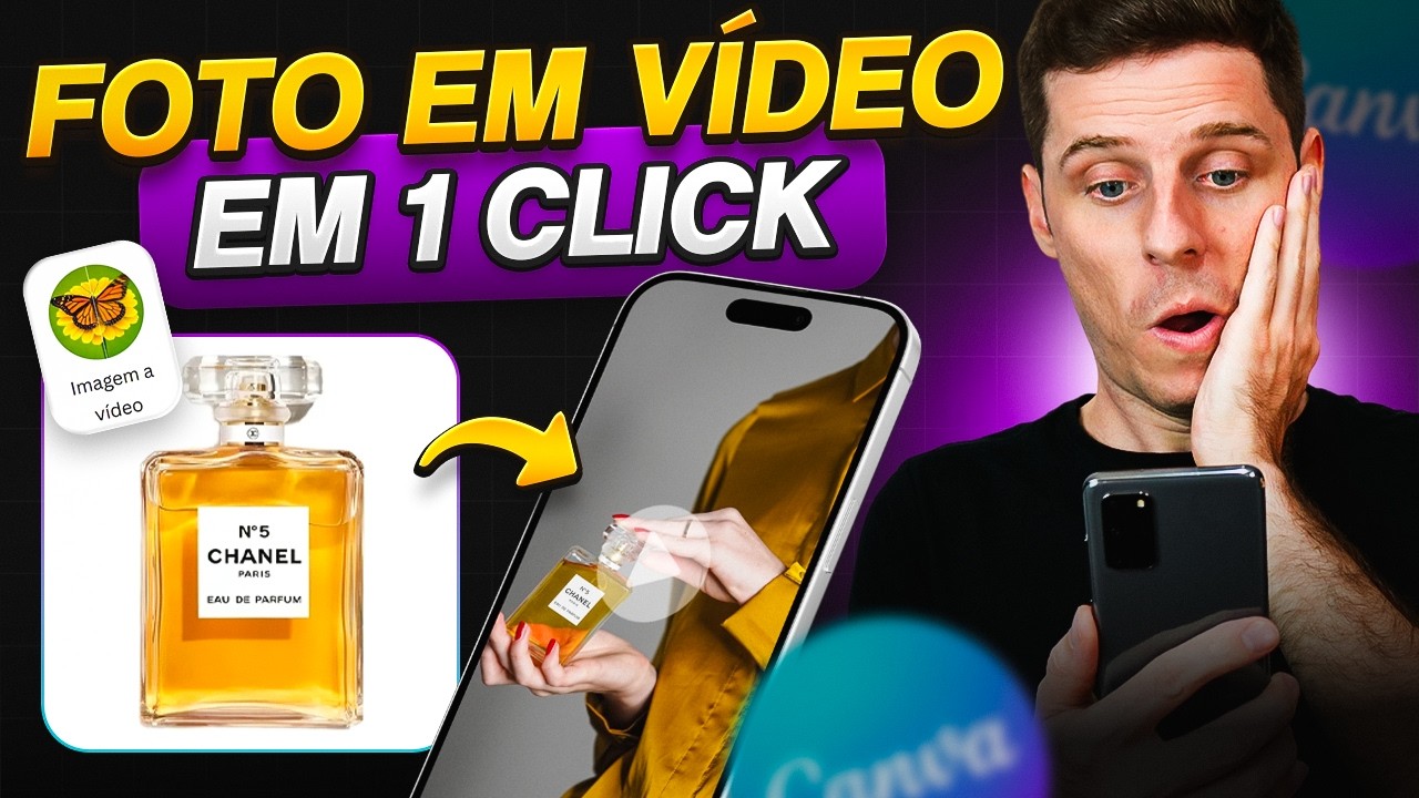 Transforme Qualquer FOTO de Produto em VÍDEO com o CANVA!