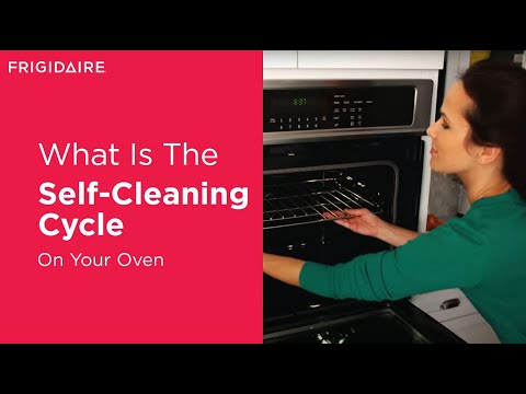 how to self clean frigidaire oven