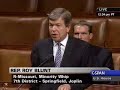 Rep. Blunts Speaks on the House Floor 5.19.08