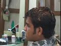 hair cutting and styling by Anees Adil with a piece of glass hair cutting and styling by Anees Adil with a piece of glass