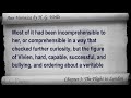 chapter 5: the flight to london. classic literature videobook with synchronized text, interactive transcript, and closed captions in multiple languages. audio courtesy of librivox. read by joy chan. playlist for ann veronica by hg wells: www.youtube.com