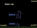 jpl  video: whats up for april