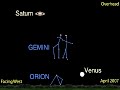 jpl  video: whats up for april