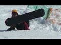 nadia haciendo snowboard(o como c escriba)
