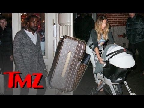 West - Kanye West has asked for a Louis Vuitton boycott, but then was photographed leaving with Louis luggage! What gives?!