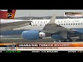 ABD Baskani Barack Obama Türkiye Ziyaretini Istanbul'da Sonlandirarak Ulkesine Döndü... Air FOrce One... US President Barack Obama departs from Turkey US President Barack Obama departed from Turkey on Tuesday. At his two-day visit to Turkish capital Ankara and İstanbul, Obama met Turkish President Abdullah Gül and Prime Minister Recep Tayyip Erdoğan. He also addressed the Turkish Parliament in the Turkish capital and had meetings with Turkish opposition leaders. Obama later headed to ...