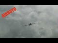 Virgin Airbus A340 over Kowloon City Mall landing Hong Kong Kai Tak Airport 香港 启德机场