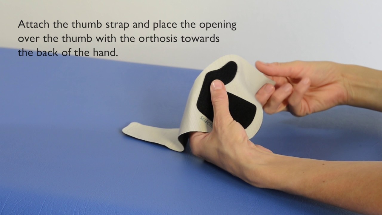 SELECTION Thumb Rigid, Patient Instructions