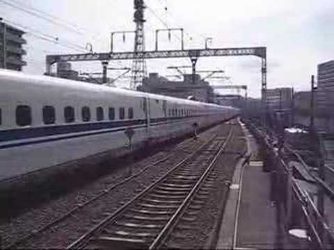 東海道新幹線静岡駅通過 / Tokaido-Shinkansen passage at Shizuoka-Station