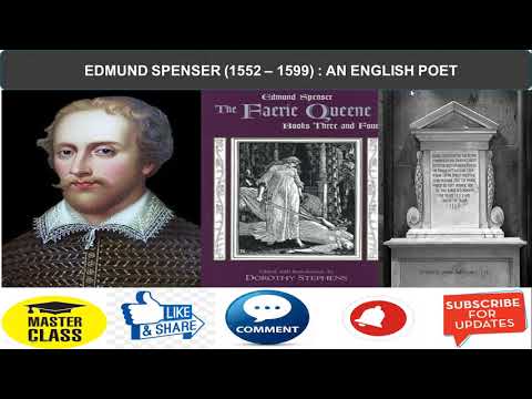 EDMUND SPENSER : ONE OF THE GREATEST POETS OF ENGLISH LITERATURE