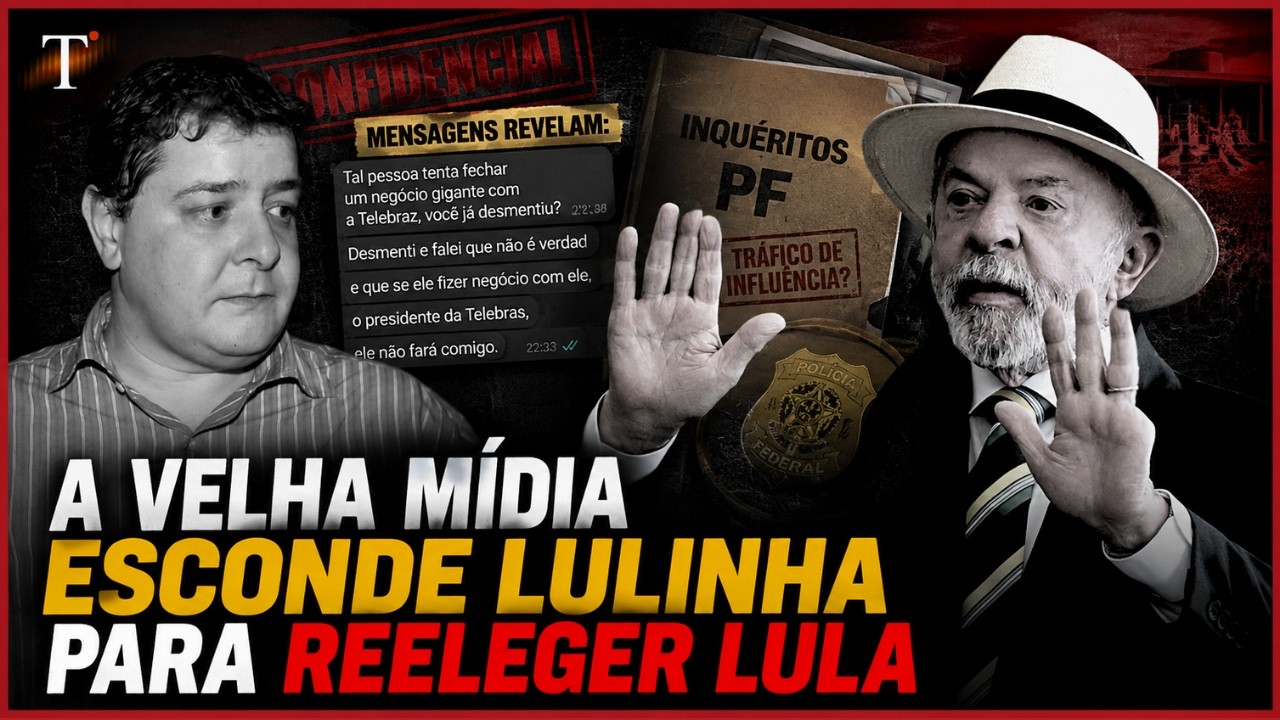 A velha mídia está comprometida em esconder o Caso Lulinha e reeleger Lula
