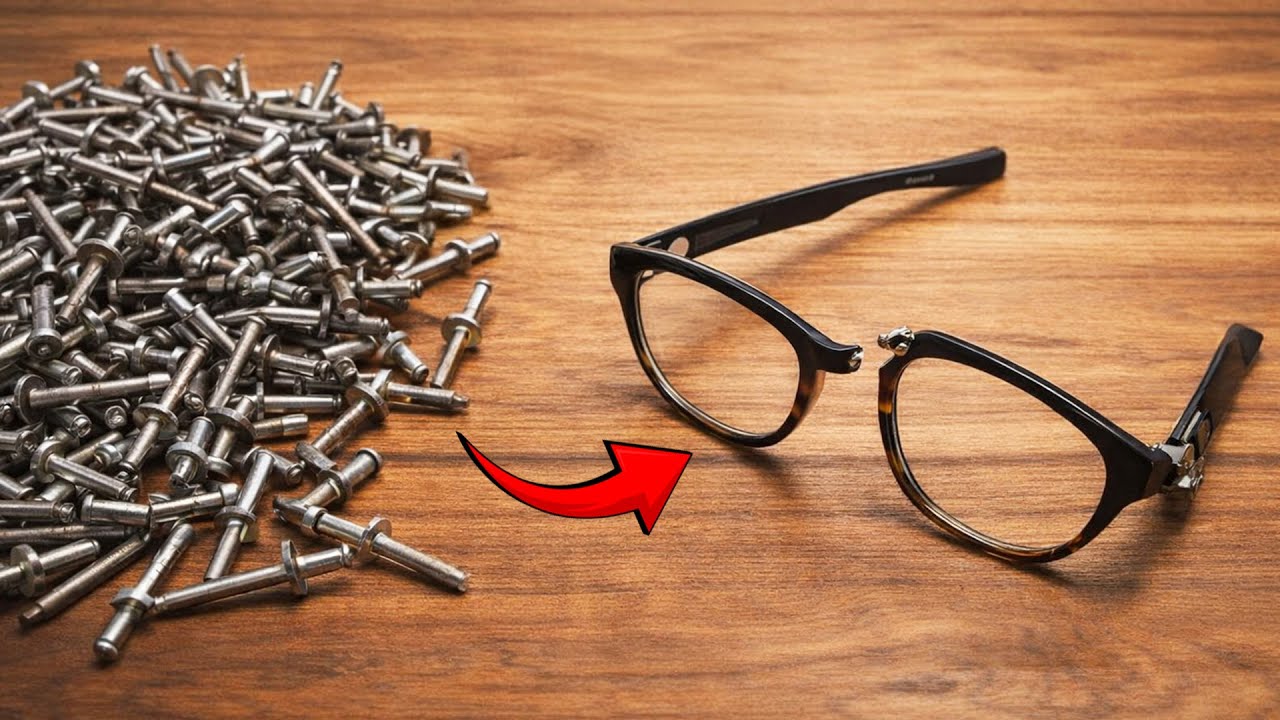 Plastic Welding Secret! Ingenious Way To Repair Broken Eyeglasses Like New