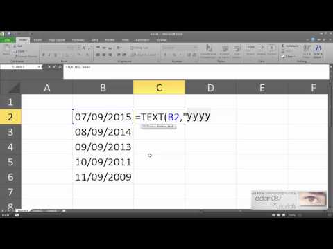 how to isolate date and time in excel