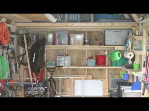 Organizing Storage Shed