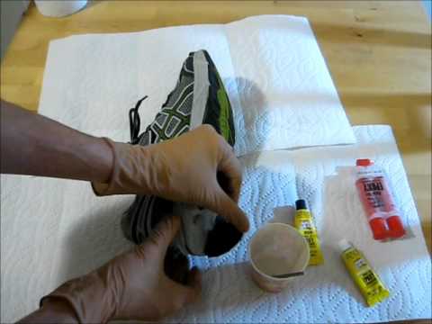 how to repair soles of shoes
