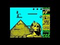 first 5 levels of bomb jack on spectrum played by me ;) this version of bj is the best of all, regarding playability. ultimate (perfect) bomb jack would be : 1. music from c64 ver. 2. graphic from arcade ver. 3. game mechanics (playability, speed, sharpness) from spectrum ver 4. nothing from amiga ver :) khm... maybe only the title screen !