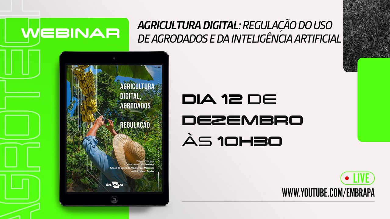 Agricultura digital: regulação do uso de agrodados e da inteligência artificial