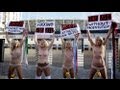 FEMEN protests against the UEFA Euro 2012 - no comment