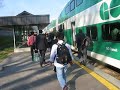 GO Run 155 arriving and departing Cooksville Station