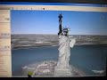 google earth: statue of liberty disappears