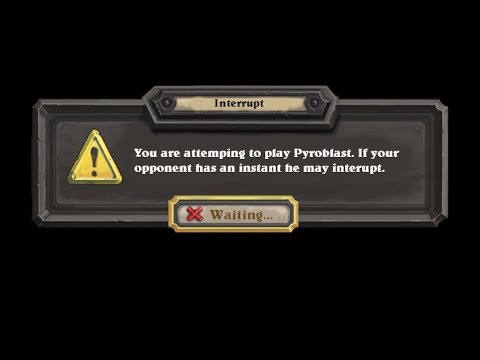 Interrupts / Instants in Hearthstone!