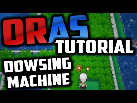 how to use dowsing machine pokemon x