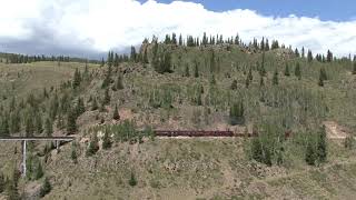 Locomotive #489 at Cascade Trestle by James Parfrey